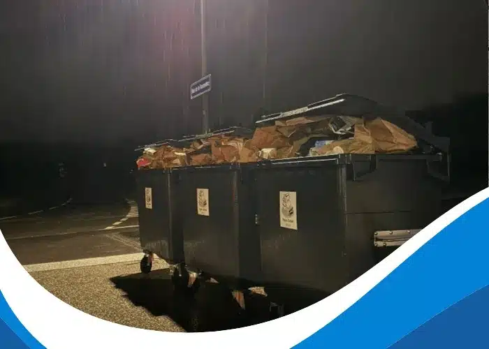 Nos concierges gèrent l'emplacement des containers et la gestion des déchets